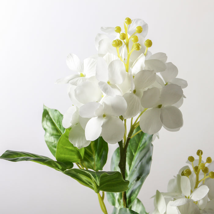 Hydrangea Spray - White 74 cm