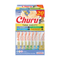 INABA Churu Cat Treats, Wet, Lickable, Squeezable Creamy Purée Cat Treat, 20 Tubes, Tuna Variety Box