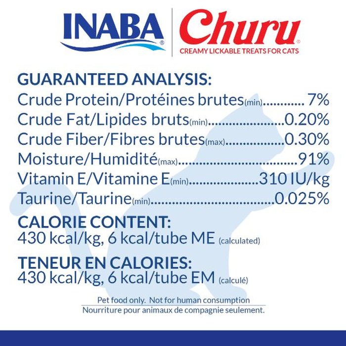 INABA Churu Cat Treats, Wet, Lickable, Squeezable Creamy Purée Cat Treat, 20 Tubes, Tuna Variety Box