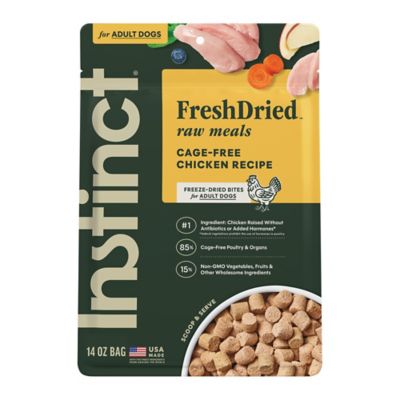 Instinct Freeze Dried Raw Meals Grain Free Cage Free Chicken Recipe Dog Food
