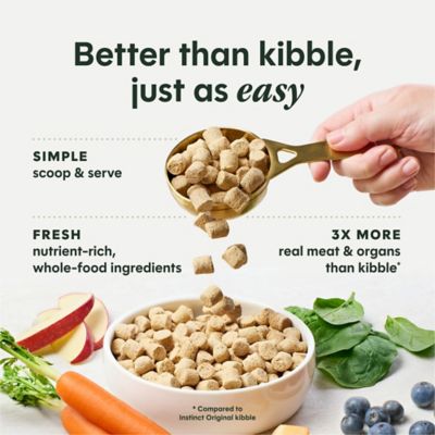 Instinct Freeze Dried Raw Meals Grain Free Cage Free Chicken Recipe Dog Food