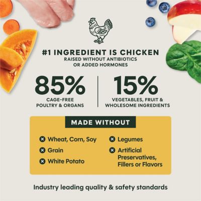 Instinct Freeze Dried Raw Meals Grain Free Cage Free Chicken Recipe Dog Food