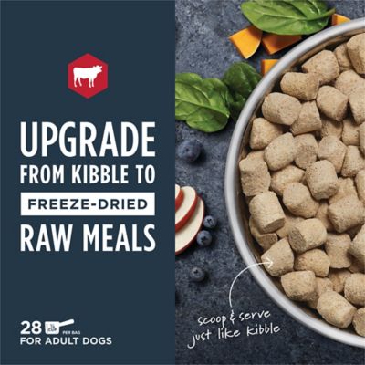 Instinct Freeze Dried Raw Meals Grain Free Real Beef Recipe Dog Food, 14 oz.