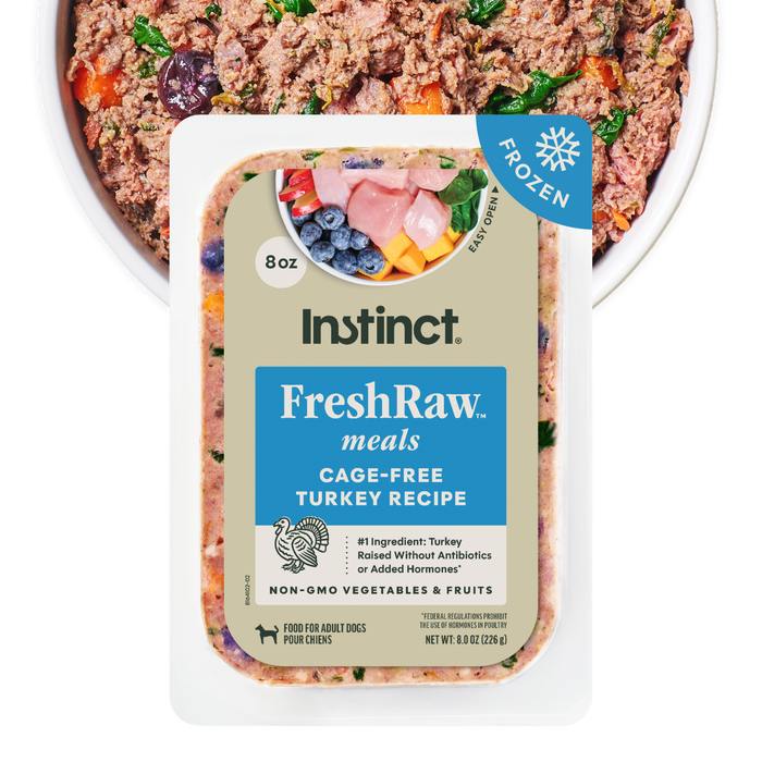 Instinct FreshRaw Meals Cage-Free Turkey Recipe Dog Food, 8oz