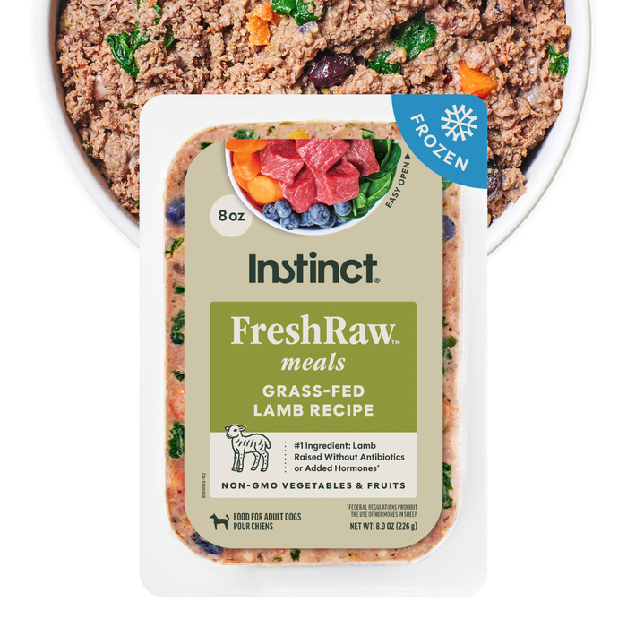 Instinct FreshRaw Meals Grass-Fed Lamb Recipe Dog Food, 8oz