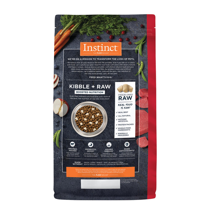 Instinct Raw Boost Beef Dry Dog Food, 3.5 lb. Bag
