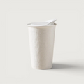 It's a Keeper Ceramic Cup White Linen