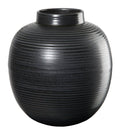JAPANDI VĀZE H22CM, D20CM, MELNA