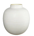 JAPANDI VĀZE H29CM, D26.5CM, PASTEĻBALTA