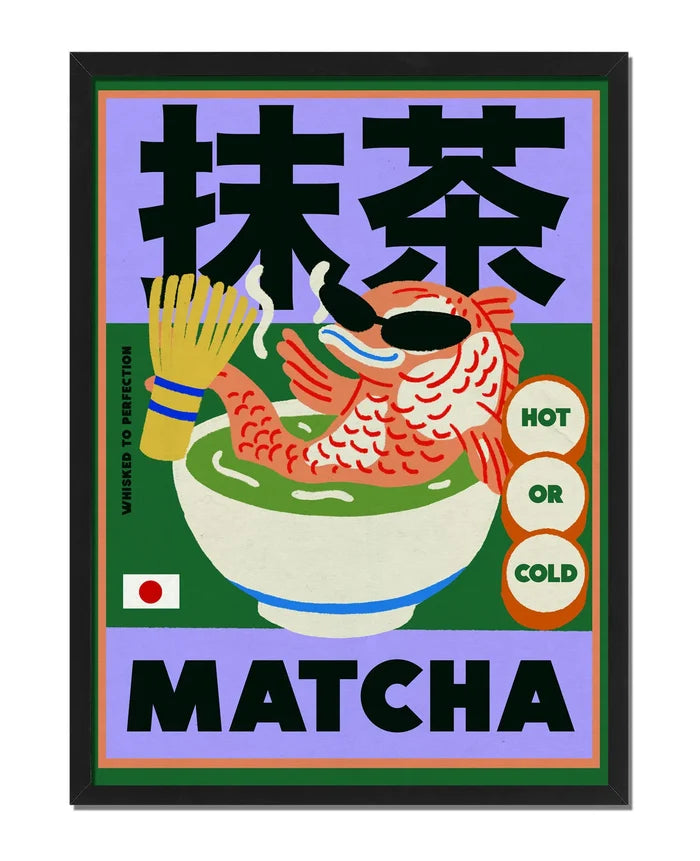 Jolly Awesome -  Matcha Art Print - A4 Size
