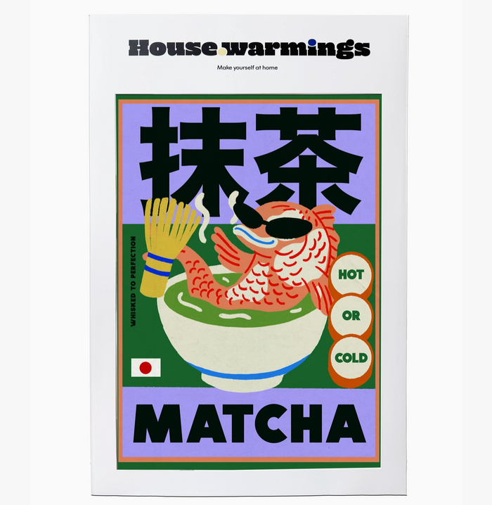 Jolly Awesome -  Matcha Art Print - A4 Size