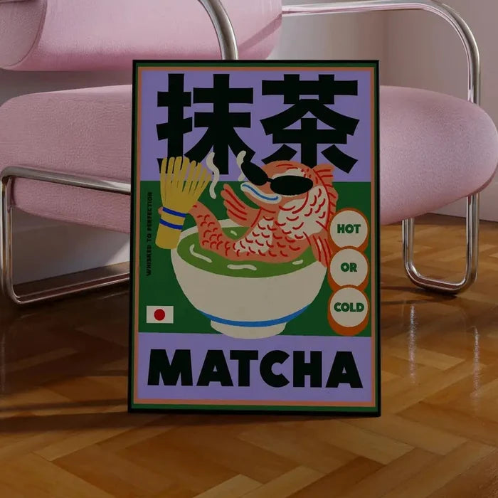 Jolly Awesome -  Matcha Art Print - A4 Size