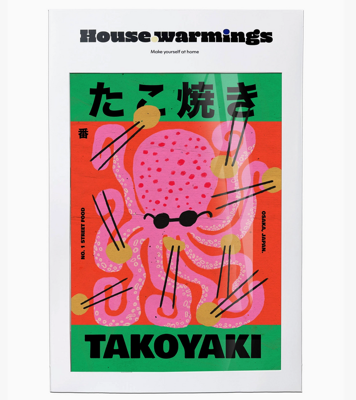 Jolly Awesome -  Takoyaki Art Print - A4 Size