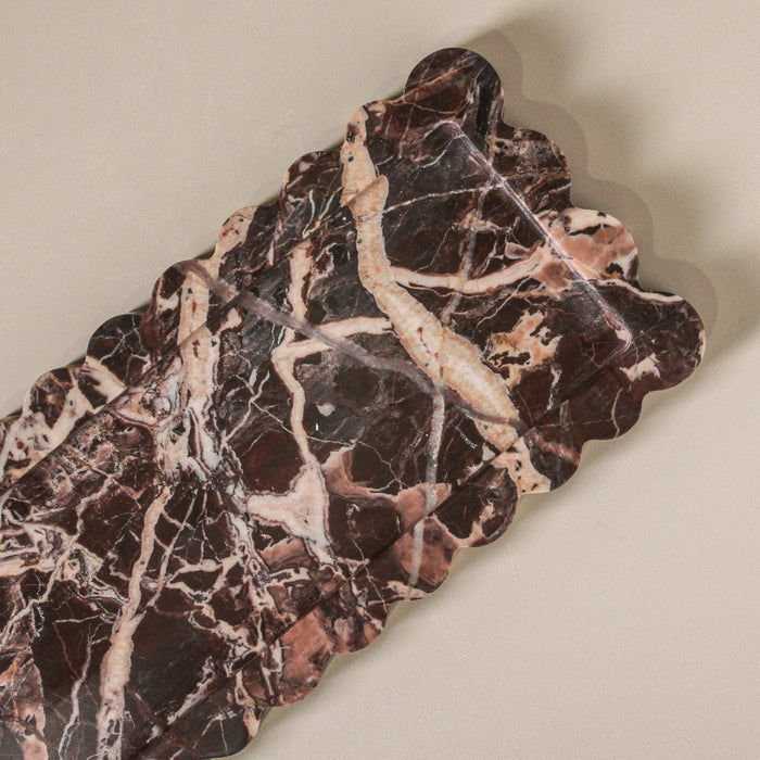 Juliette Tray Cherry Marble - Few and Far - Decorative Trays