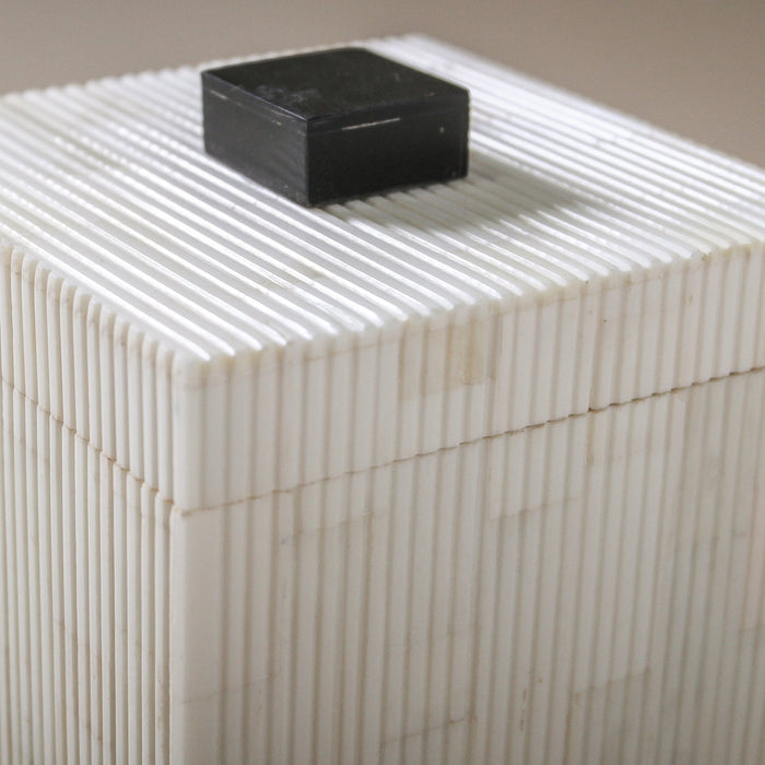 Juna Bone Canister - Few and Far - Decorative Objects