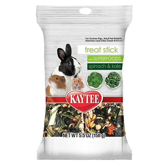 Kaytee Superfoods Spinach & Kale Stick Small Animal Treat, 5.5 oz.