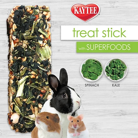 Kaytee Superfoods Spinach & Kale Stick Small Animal Treat, 5.5 oz.