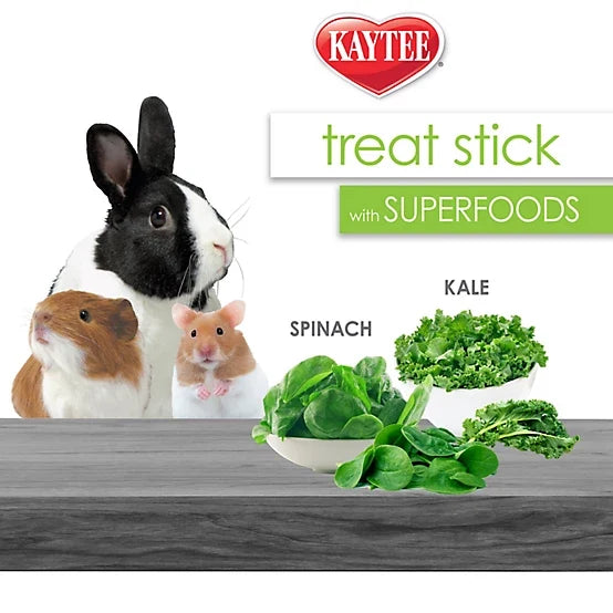 Kaytee Superfoods Spinach & Kale Stick Small Animal Treat, 5.5 oz.