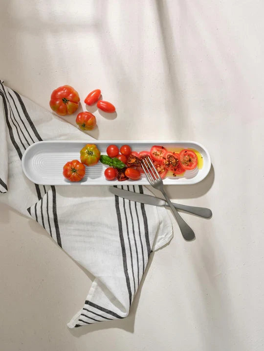 KITCHEN'ART SERVĒJAMAIS ŠĶĪVIS 40.5X9.5CM, BALTS