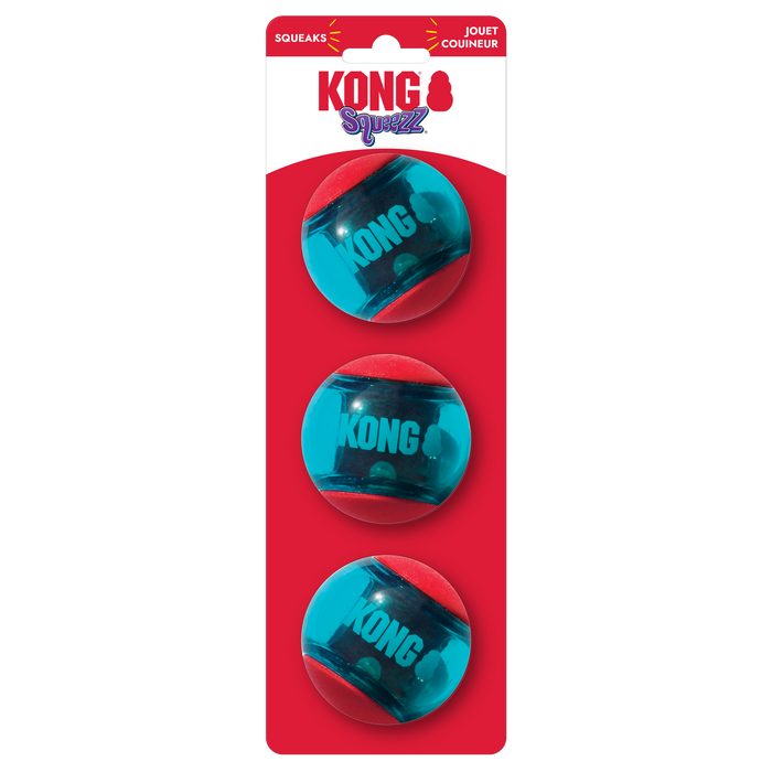 KONG Dog Squeezz Action Ball Red Md