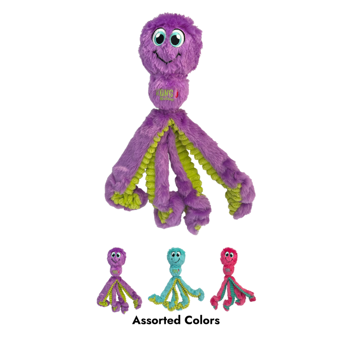 KONG Dog Wubba Octopus Assorted Sm
