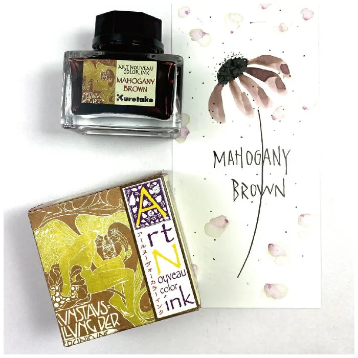 Kuretake Art Nouveau Colour Fountain Pen Ink 20ml Bottles