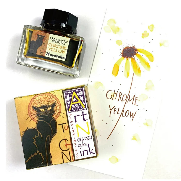 Kuretake Art Nouveau Colour Fountain Pen Ink 20ml Bottles