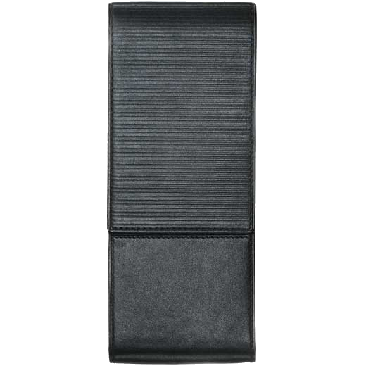 This is the LAMY Nappa Leather Black 3 Pen Pouch.