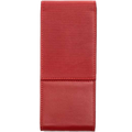 This is the LAMY Nappa Leather Red 3 Pen Pouch.