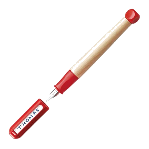 The ABC Maple Wood Fountain Pen in Red by LAMY.
