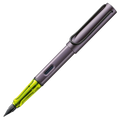 This LAMY AL-Star Aubergine Special Edition Fountain Pen is made out of ABS plastic and anodised aluminium.