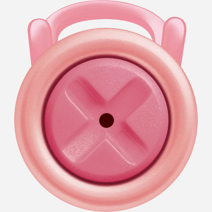 The crown of the cap on the LAMY AL-Star Flamingo Pink Special Edition Fountain Pen.