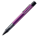 The LAMY AL-Star ballpoint pen is made from aluminium and comes in a lilac colour.