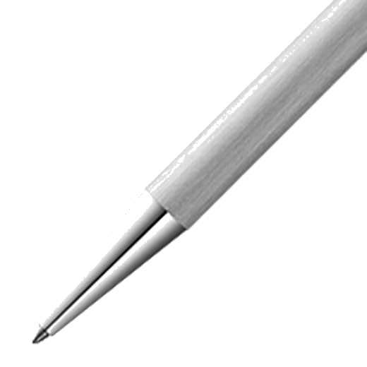 LAMY Scala brushed stainless steel ballpoint pen.