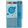 These are the LAMY Colourplus Pencils Pack of 12 in Plastic Case.