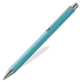 LAMY's Econ Special Edition Sea Blue Ballpoint Pen has a matte blue barrel with polished chrome trims and a clip that can be engraved at the time of purchase.