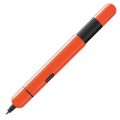 This laser orange ballpoint pen has been created by LAMY.