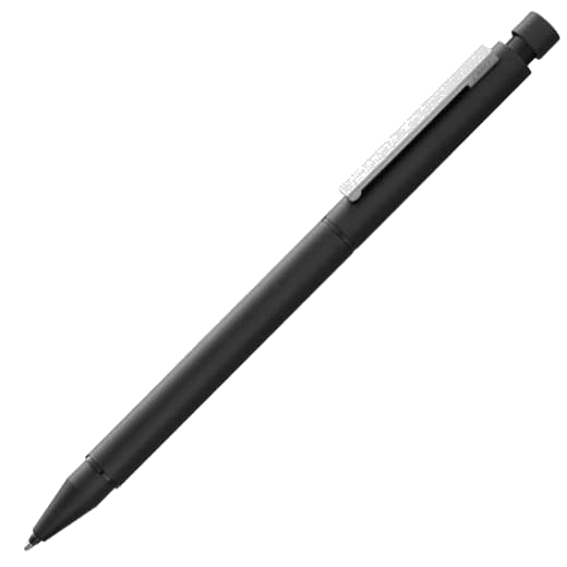 Twin pen in full matt black.