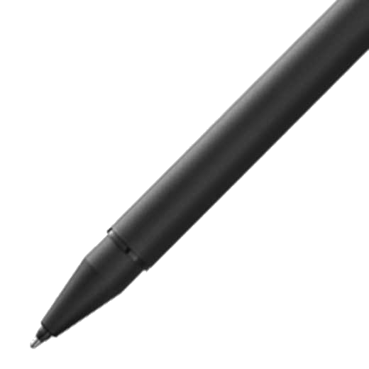 Ballpoint nib matt black.