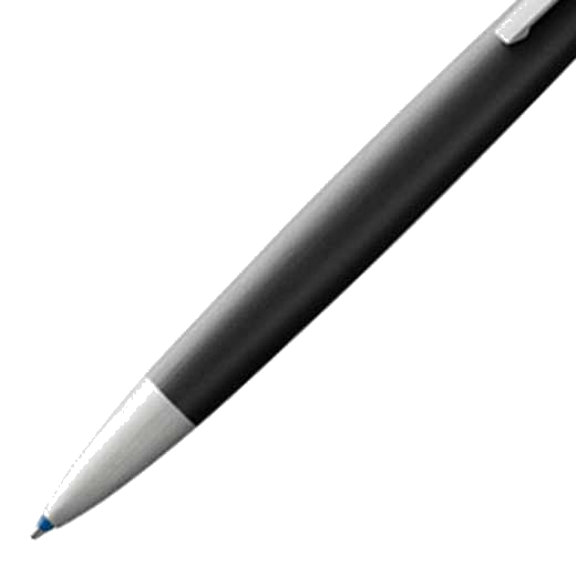 The nib of this ballpoint pen colour changes.