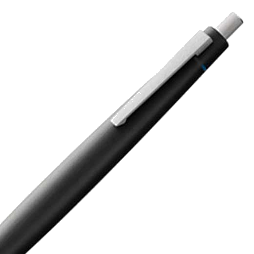 This ballpoint pen comes with a push mechanism.