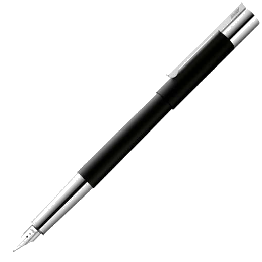 Nib grade F matt black.