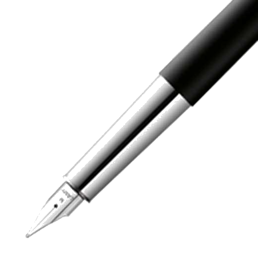 Scala matt black stainless steel fountain pen LAMY.