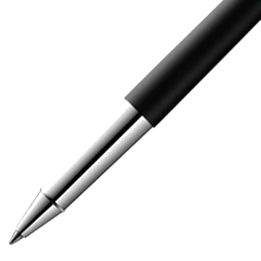 LAMY M 63 black refill stainless steel grip.