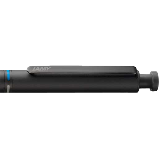 This LAMY ballpoint pen comes with the brand name engraved on the clip.