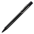 The LAMY black ballpoint pen in the Safari collection.
