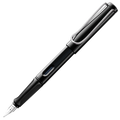The LAMY black fountain pen in the Safari collection.