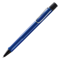 The LAMY blue ballpoint pen in the Safari collection.