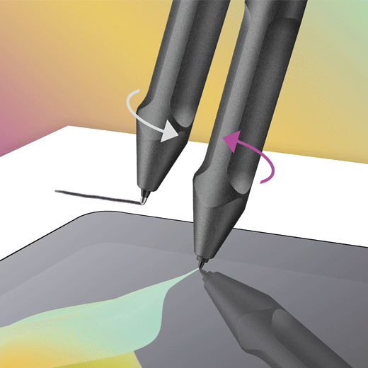 This LAMY's Safari EMR Digital 2 in 1 Pen PC/EL Nib is wireless.