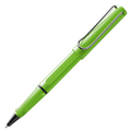 The LAMY green rollerball pen in the Safari collection.
